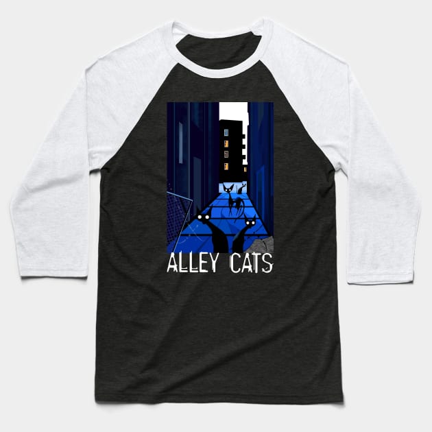 Alley Cats Baseball T-Shirt by Scratch